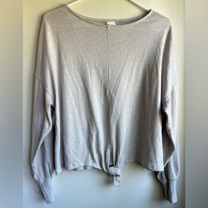 H&M Tie Front Blouse
